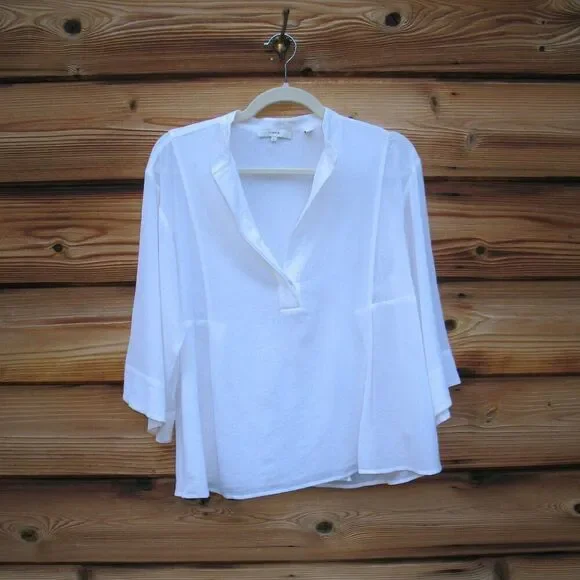 Vince Gauze Cotton Top Blouse - Picture 2 of 9